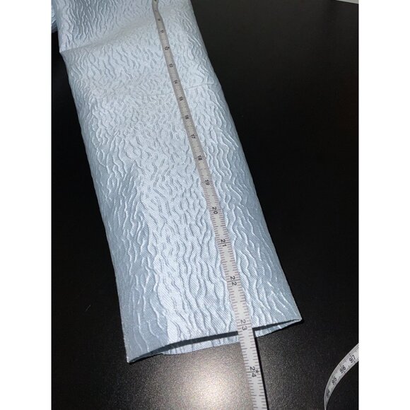 DEVCHATA Women Modest Metallic Floral Print Maxi Dress Gown in Light Blue size S - Picture 13 of 14